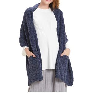 New HANERDUN Women Warm Pashmina Shawl with Pockets